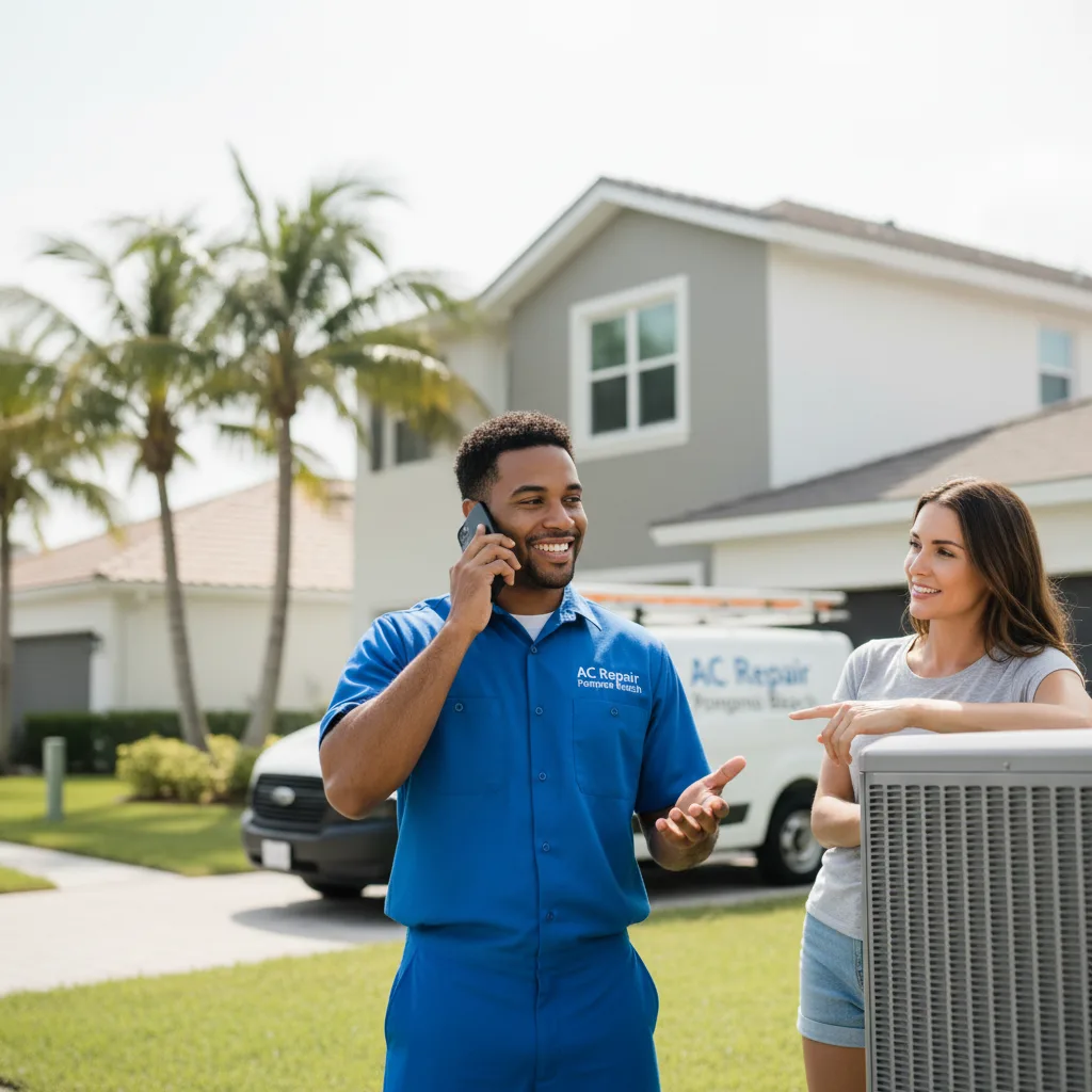 AC Repair Pompano Beach customer support in Somers